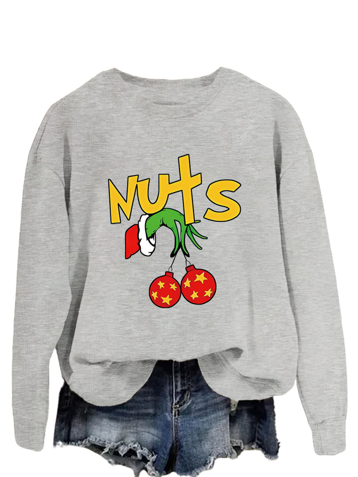 New Printed Long Sleeve Pullover Hoodie