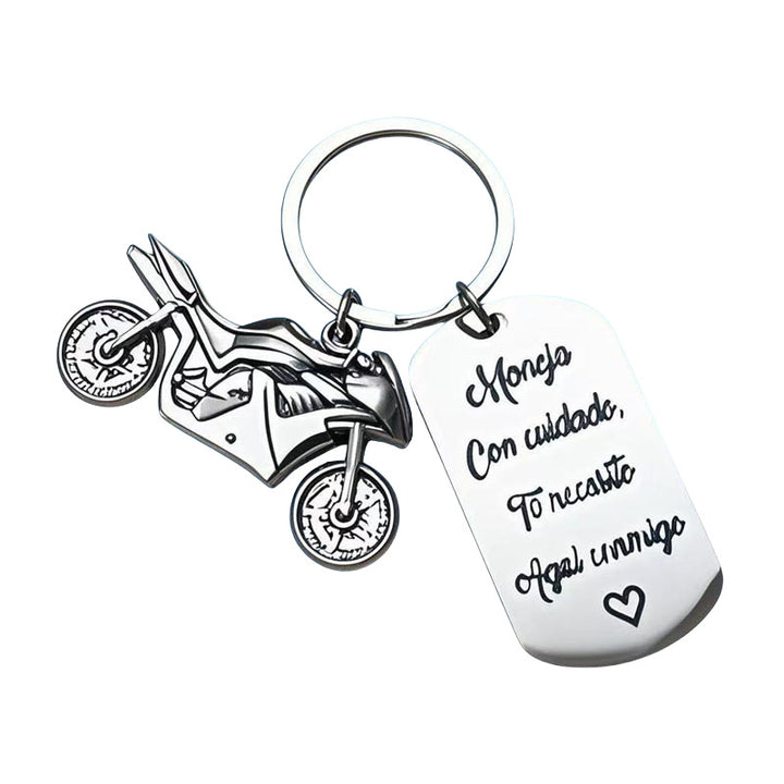 Stainless Steel Key Ring Motorcycle Inspirational
