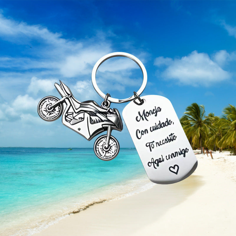Stainless Steel Key Ring Motorcycle Inspirational
