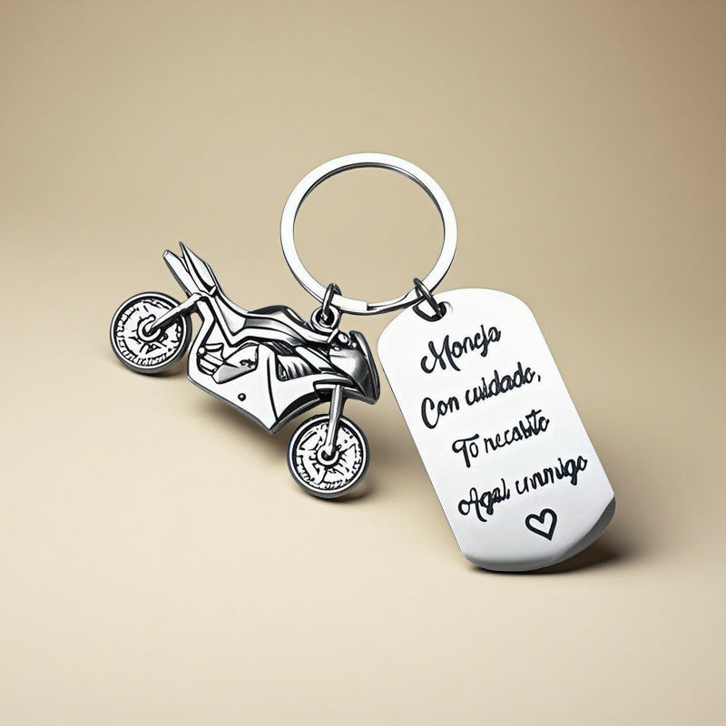 Stainless Steel Key Ring Motorcycle Inspirational