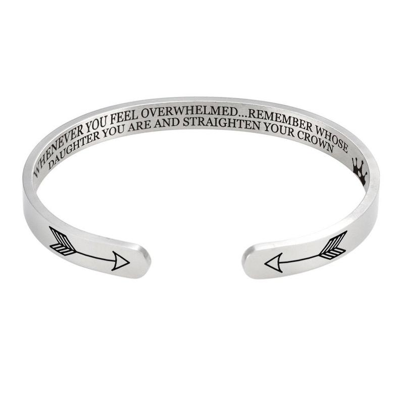 School Season Inspirational Bracelet Christmas Lettering
