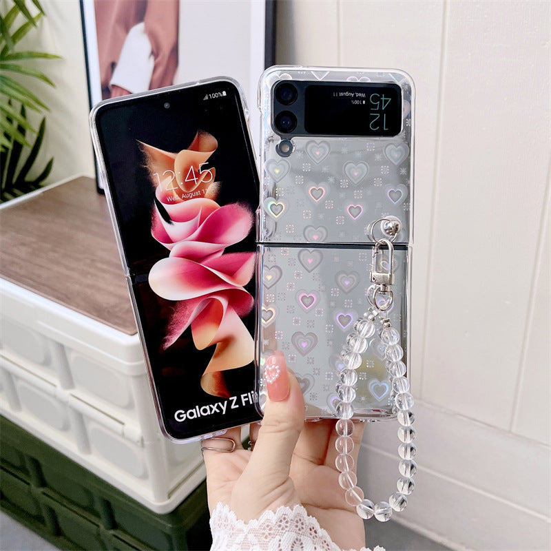 Folding Screen Mobile Phone Case With Simple Hard Shell