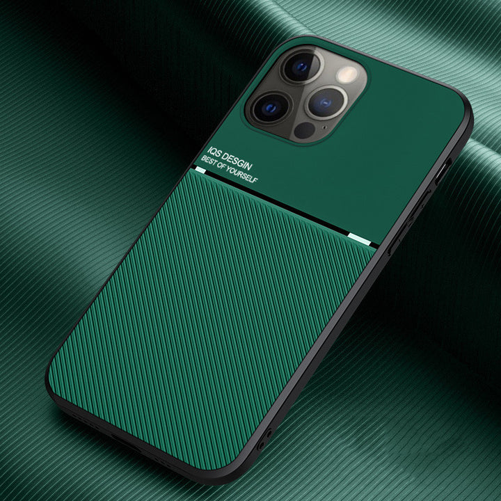Built-in Magnetic Frosted Shockproof Phone Case