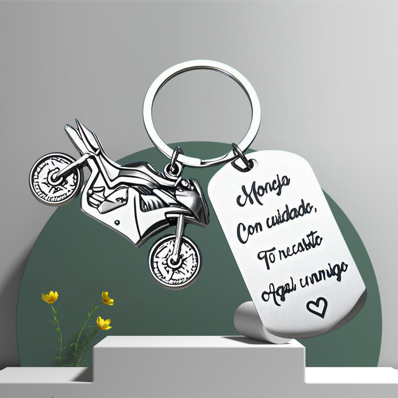 Stainless Steel Key Ring Motorcycle Inspirational