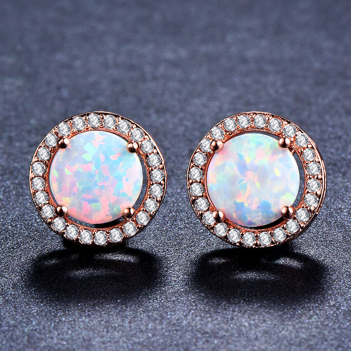Female Cute Fashion Zircon Earrings Jewelry