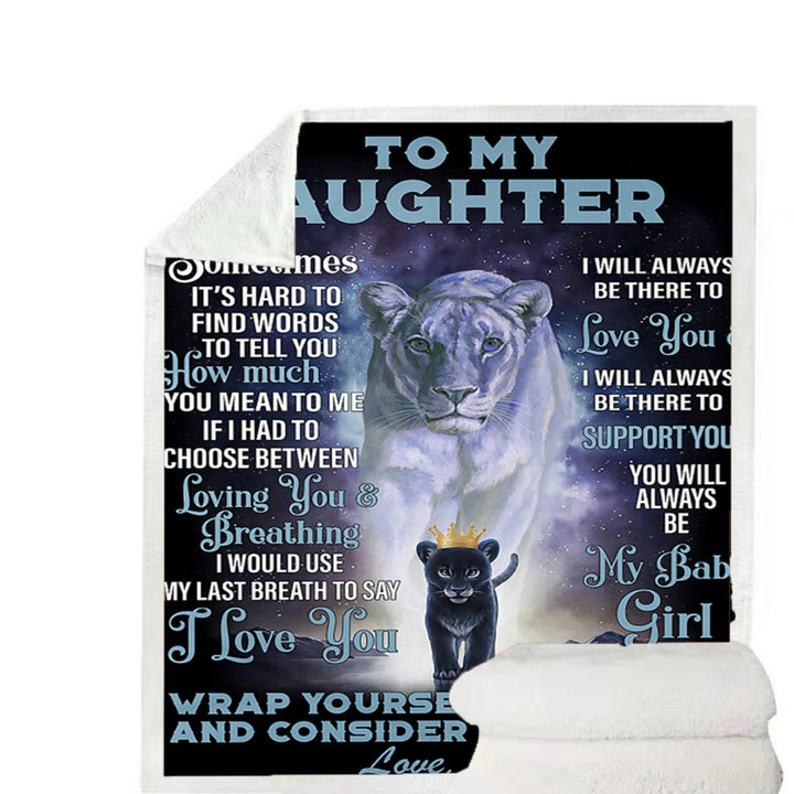 Message Envelope Blankets Flannel Writing