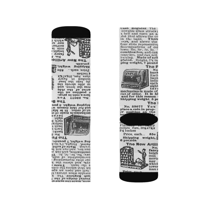 newpaper-Sublimation Socks