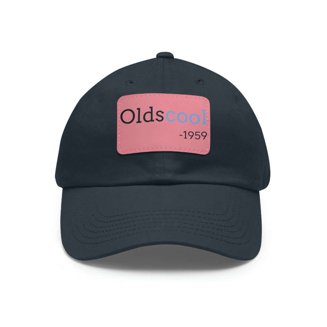 old cool Dad Hat with Leather Patch (Rectangle)
