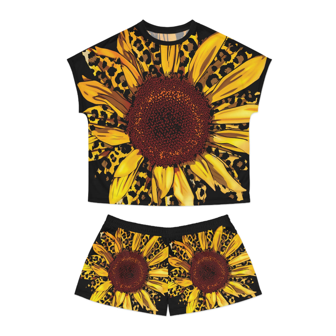 SUNFLOWER-Women's Short Pajama Set (AOP)