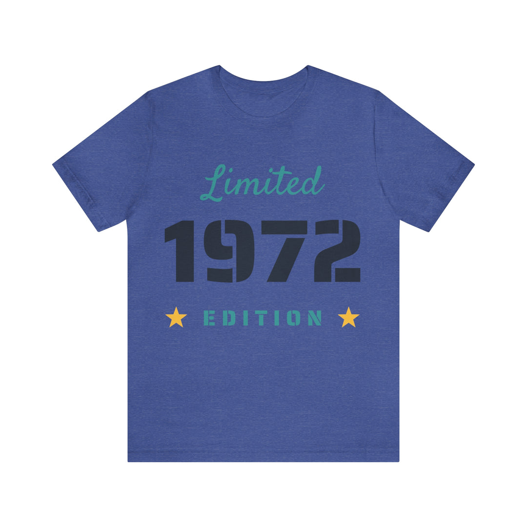 1972 limited edition Unisex Jersey Short Sleeve Tee