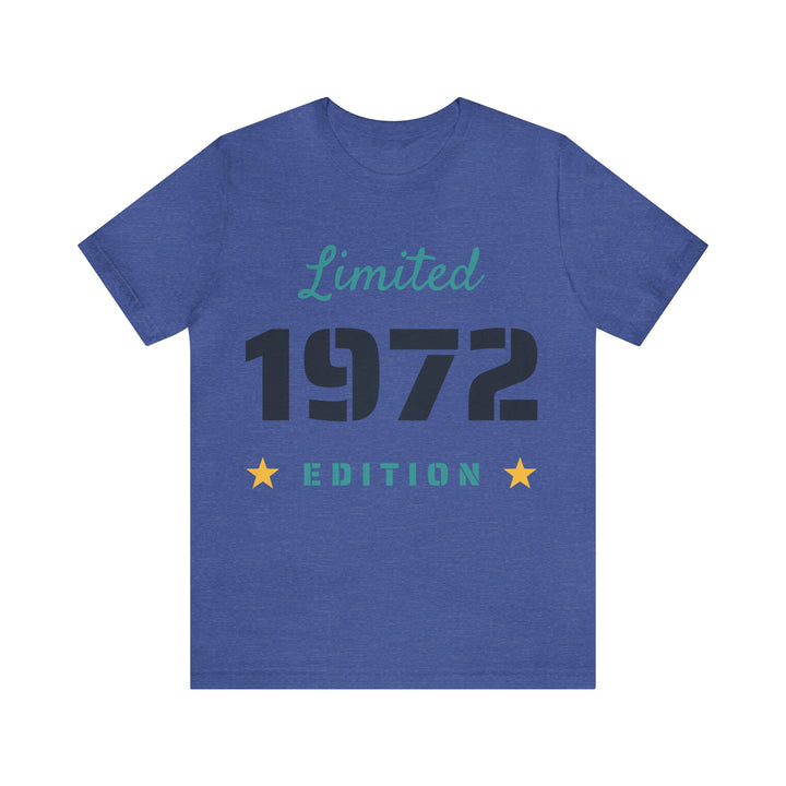 1972 limited edition Unisex Jersey Short Sleeve Tee