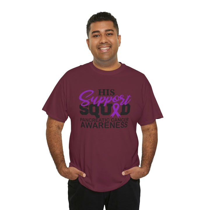 His Suppoprt Squad-Unisex Heavy Cotton Tee