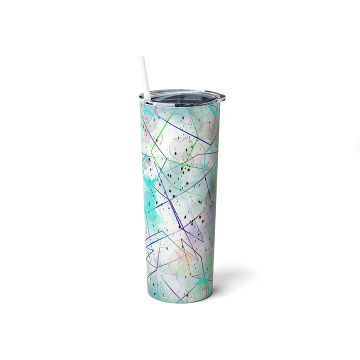 RETRO-Skinny Steel Tumbler with Straw, 20oz