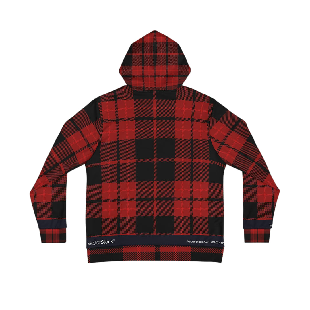RED-PLAID-Men's All-Over-Print Hoodie