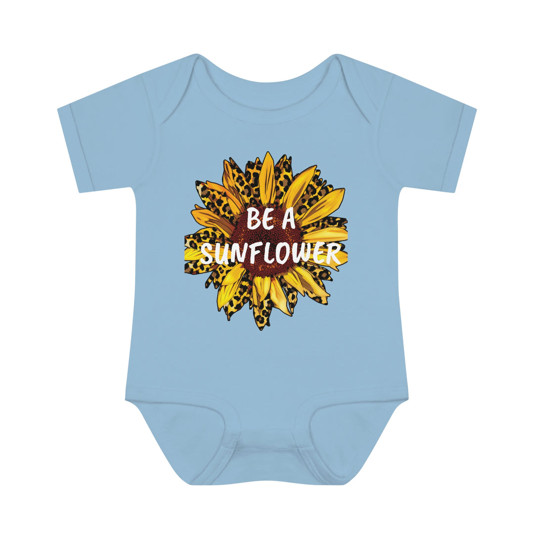 BE A SUNFLOWER-Infant Baby Rib Bodysuit