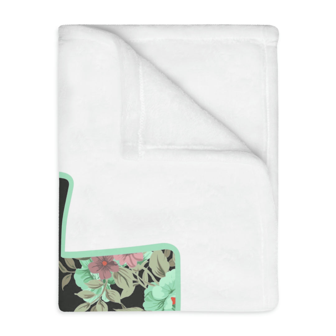 BELIEVE-Velveteen Minky Blanket (Two-sided print)