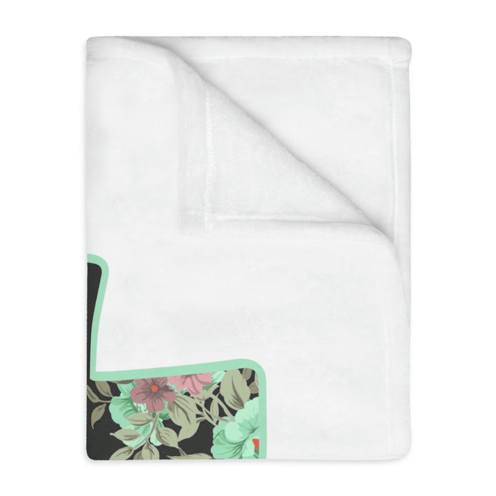 BELIEVE-Velveteen Minky Blanket (Two-sided print)