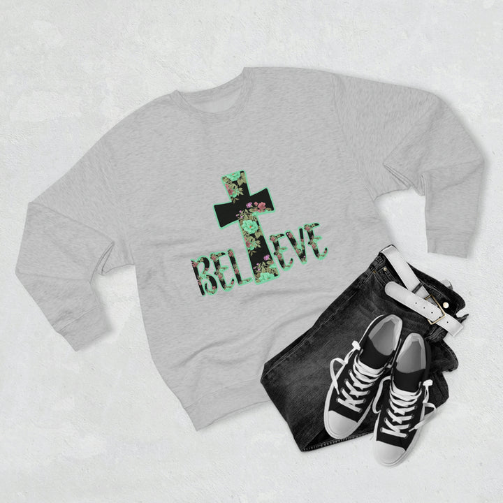BELIEVE-Unisex Premium Crewneck Sweatshirt