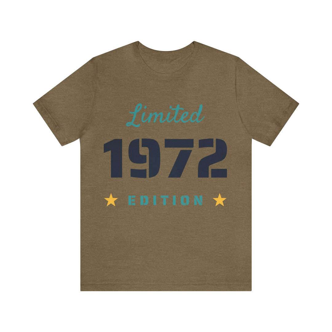 1972 limited edition Unisex Jersey Short Sleeve Tee