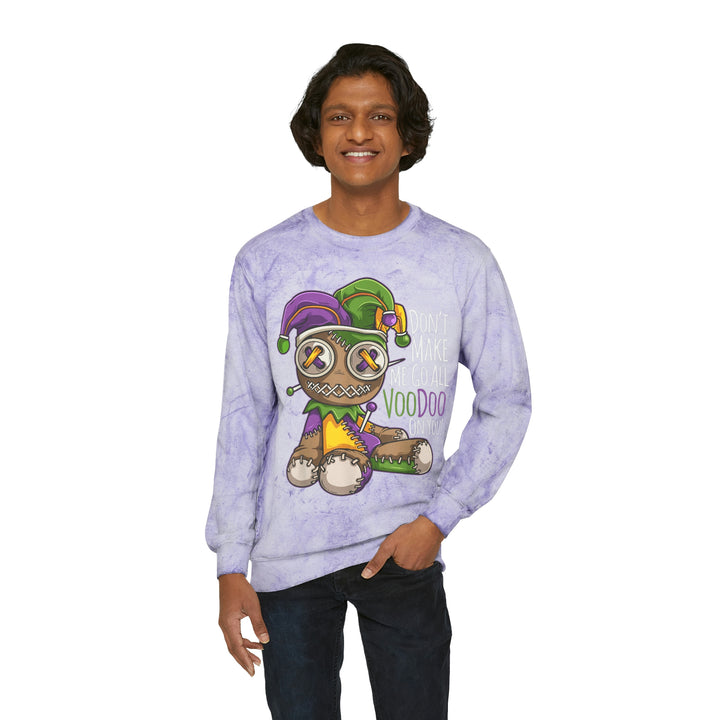 VOODOO-Unisex Color Blast Crewneck Sweatshirt