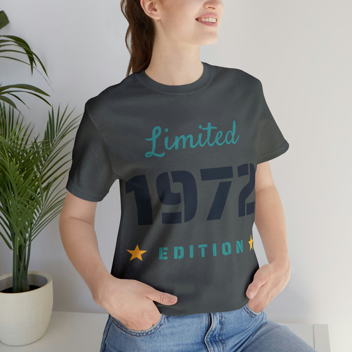 1972 limited edition Unisex Jersey Short Sleeve Tee