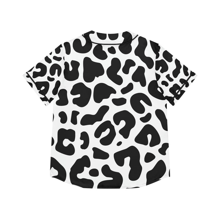 COW PRINT-Women's Baseball Jersey (AOP)