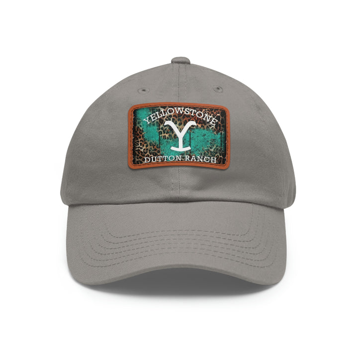 yellowstone-Dad Hat with Leather Patch