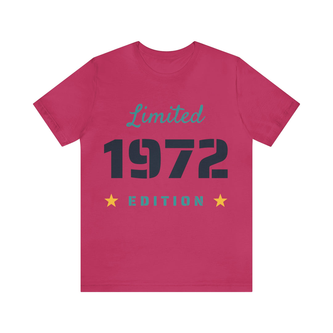 1972 limited edition Unisex Jersey Short Sleeve Tee