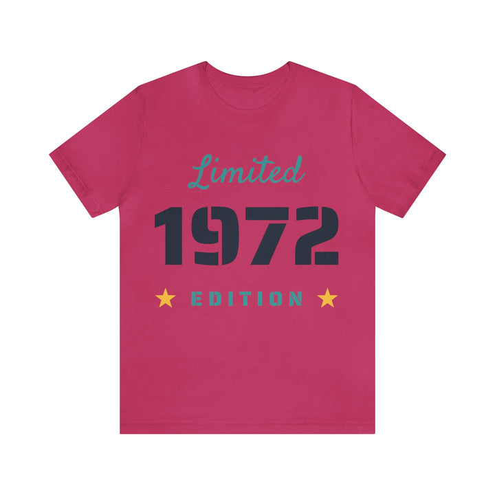 1972 limited edition Unisex Jersey Short Sleeve Tee