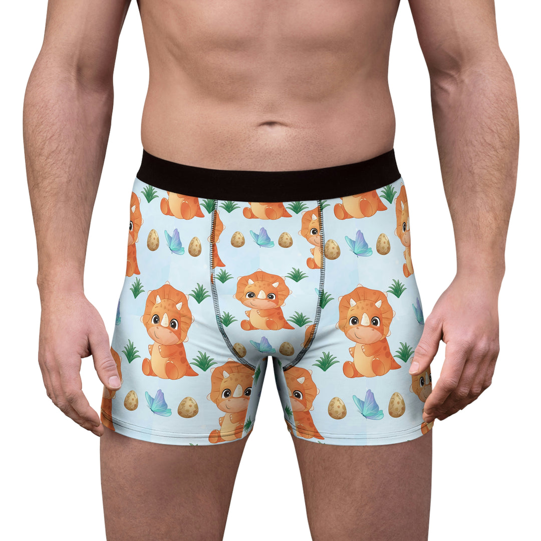 baby-dino-Men's Boxer Briefs