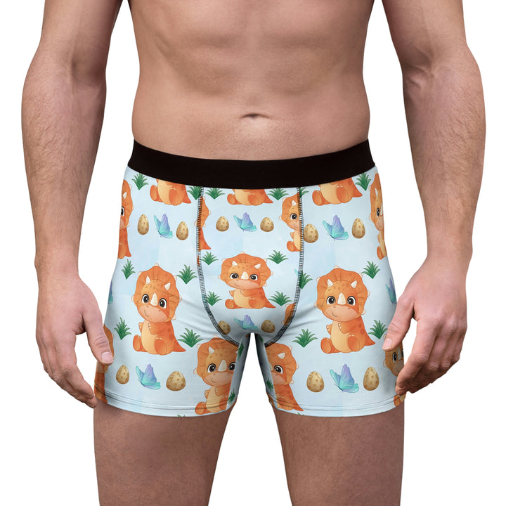 baby-dino-Men's Boxer Briefs