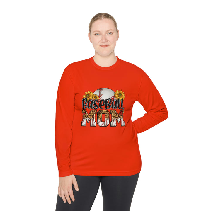 BASEBALL-MOM-Unisex Lightweight Long Sleeve Tee