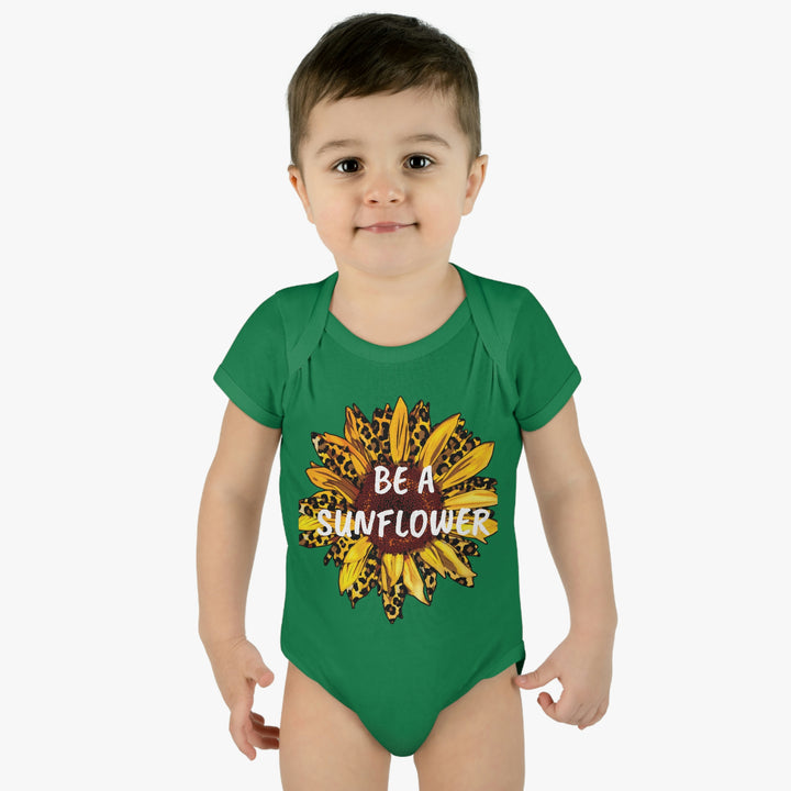 BE A SUNFLOWER-Infant Baby Rib Bodysuit
