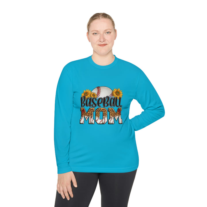 BASEBALL-MOM-Unisex Lightweight Long Sleeve Tee