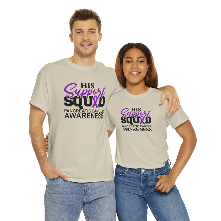 His Suppoprt Squad-Unisex Heavy Cotton Tee