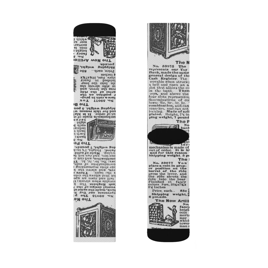 newpaper-Sublimation Socks