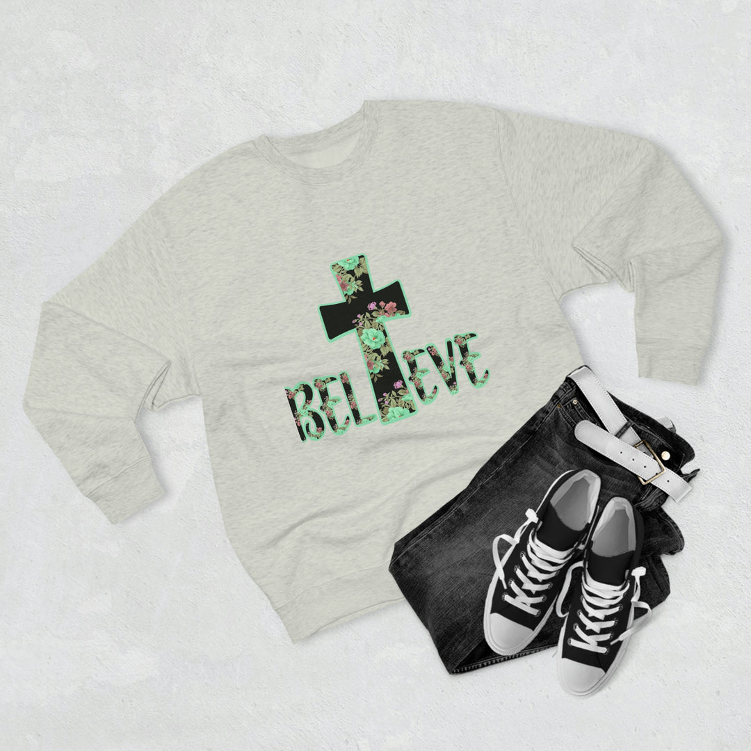 BELIEVE-Unisex Premium Crewneck Sweatshirt