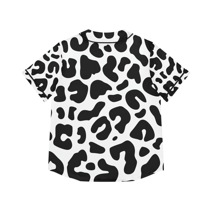 COW PRINT-Women's Baseball Jersey (AOP)