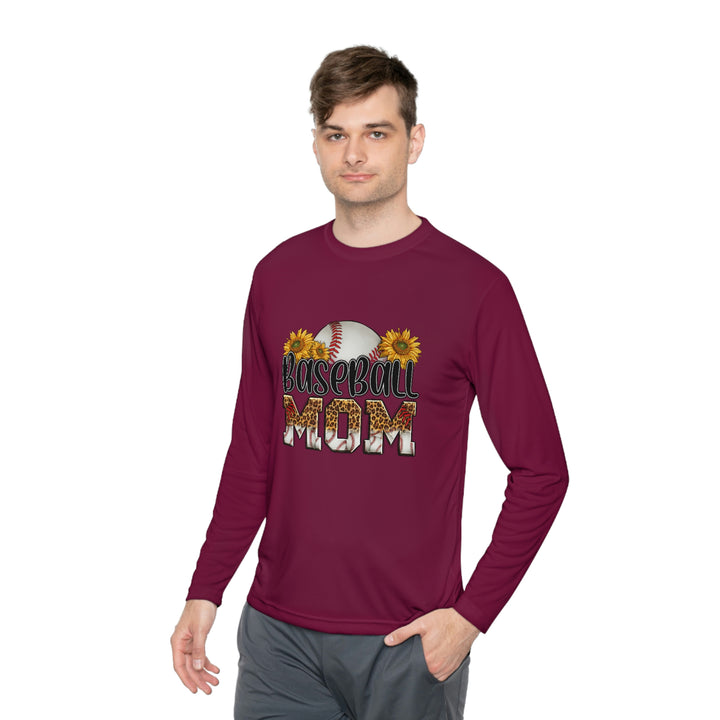 BASEBALL-MOM-Unisex Lightweight Long Sleeve Tee