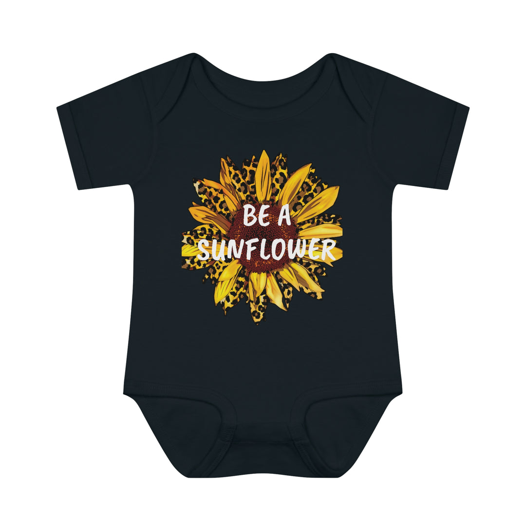 BE A SUNFLOWER-Infant Baby Rib Bodysuit