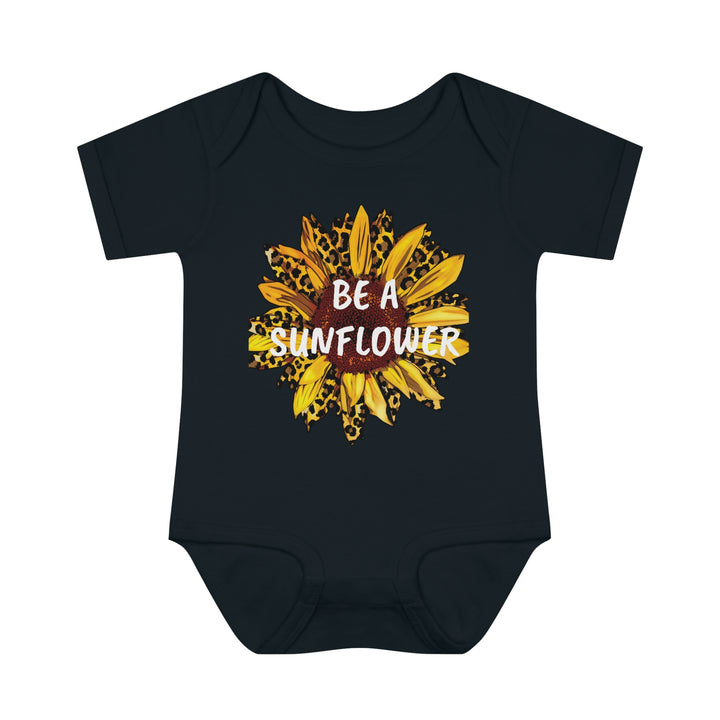 BE A SUNFLOWER-Infant Baby Rib Bodysuit