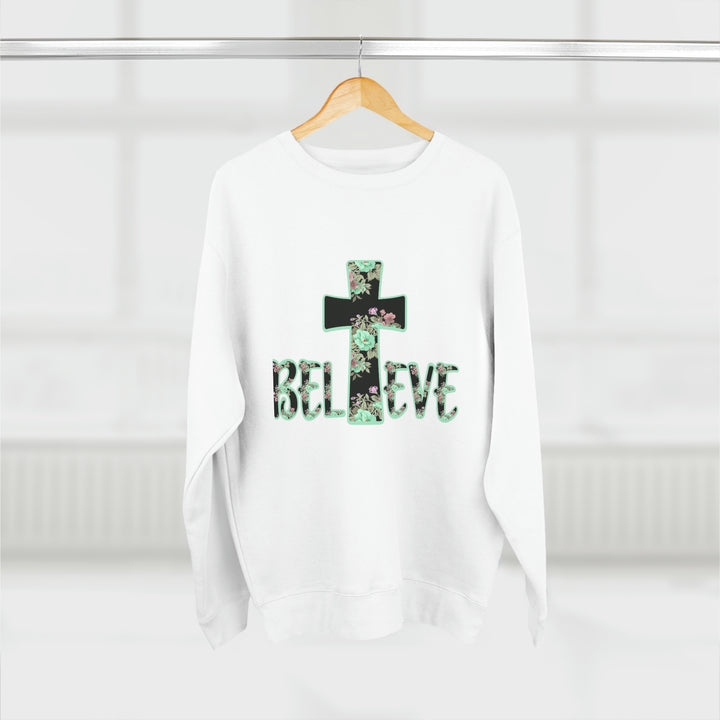 BELIEVE-Unisex Premium Crewneck Sweatshirt
