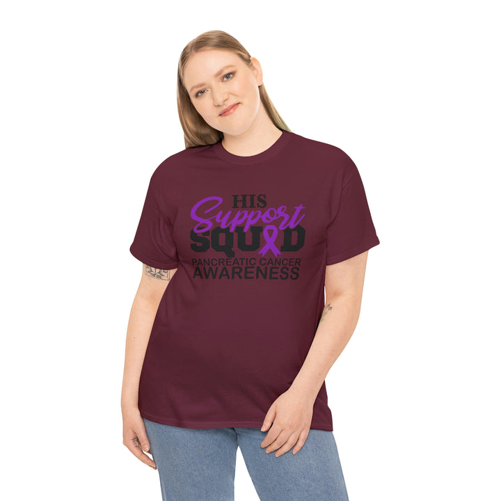 His Suppoprt Squad-Unisex Heavy Cotton Tee