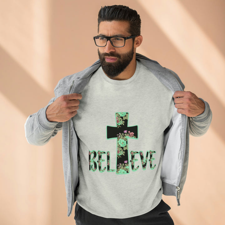 BELIEVE-Unisex Premium Crewneck Sweatshirt