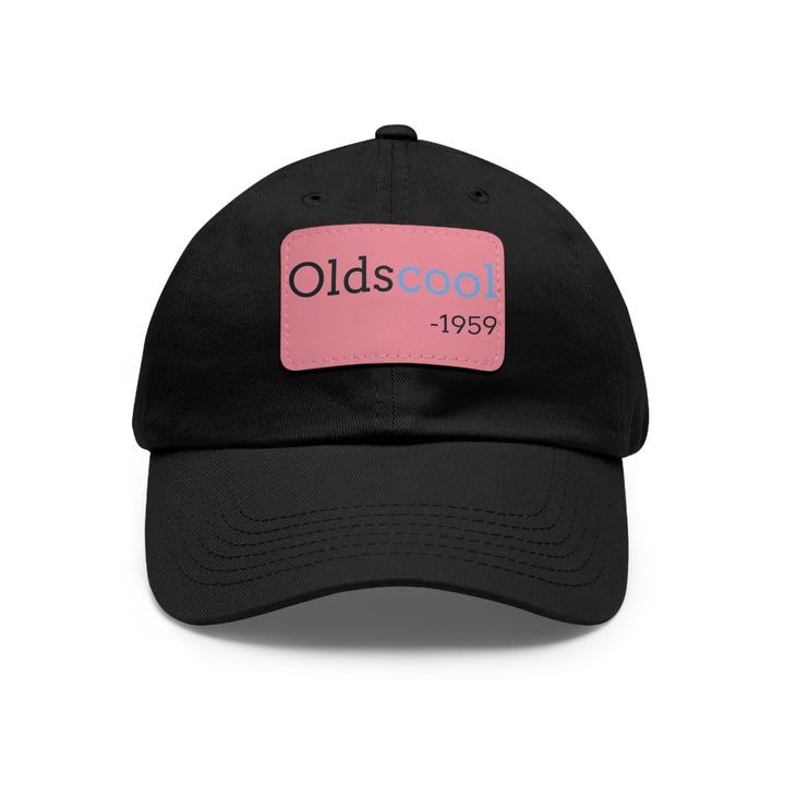 old cool Dad Hat with Leather Patch (Rectangle)
