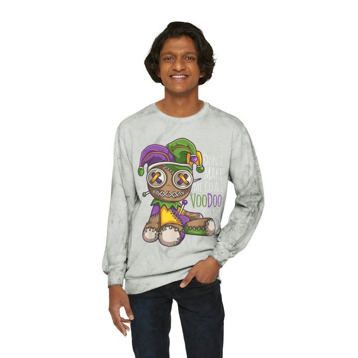VOODOO-Unisex Color Blast Crewneck Sweatshirt