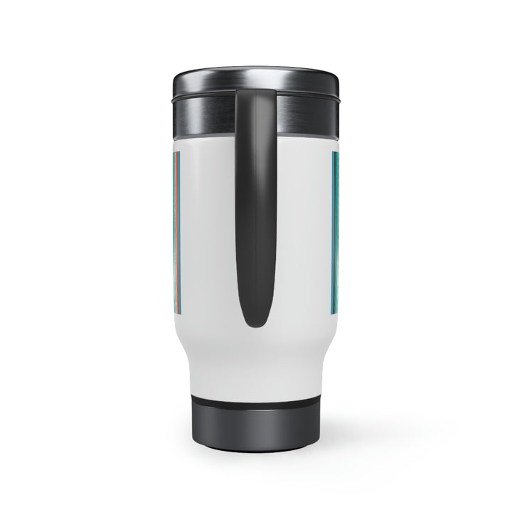 BE THE LIGHT-Stainless Steel Travel Mug with Handle, 14oz