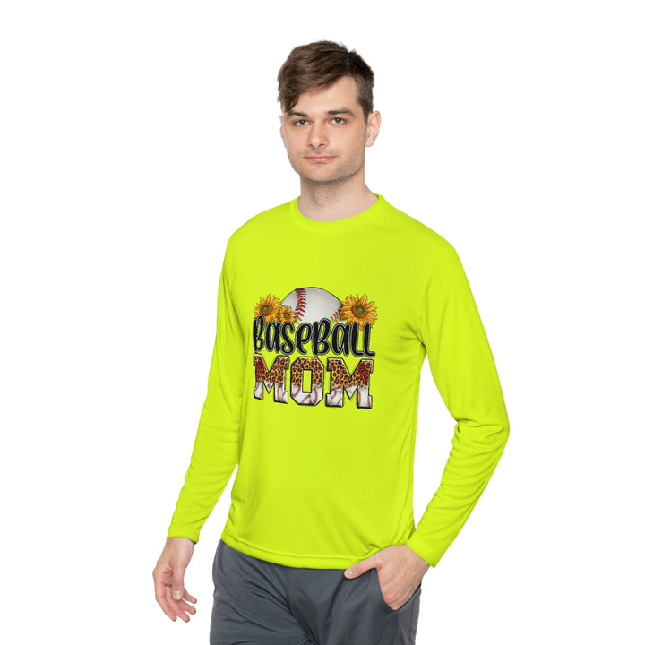BASEBALL-MOM-Unisex Lightweight Long Sleeve Tee