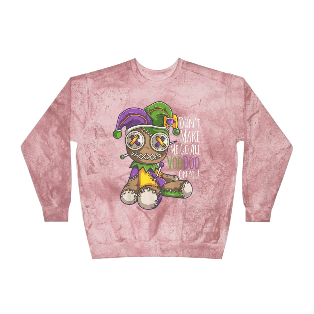 VOODOO-Unisex Color Blast Crewneck Sweatshirt