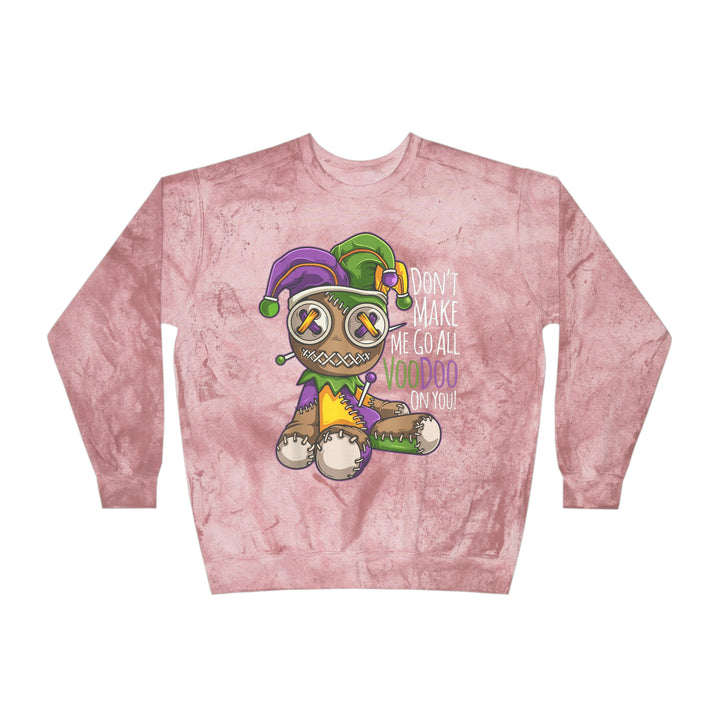 VOODOO-Unisex Color Blast Crewneck Sweatshirt